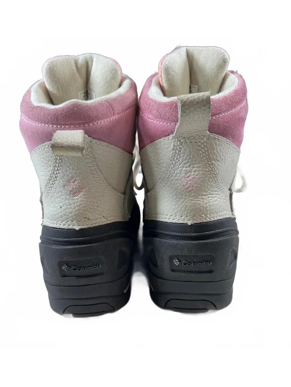 Columbia Bugabootoo Pink Cream Waterproof Winter Hiking Boots | Gorpcore Size W7